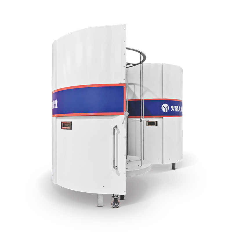 Dapur bersepadu tinggi dengan peralatan salutan yang besar